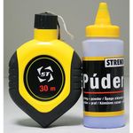 Mason's Line Strend Pro G532, L-15 m, with winder + blue mason's marking powder