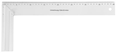 Derékszög Strend Pro WPS-502, 400 mm, Alu