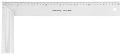 Derékszög Strend Pro WPS-502, 400 mm, Alu