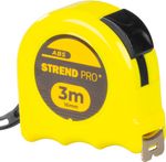 Mérőszalag Strend Pro WorkTiger, 3 m, 16 mm, behúzható, ABS