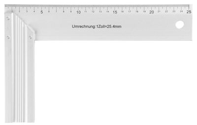 Derékszög Strend Pro WPS-502, 250 mm, Alu