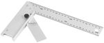 Derékszög DY-5030, 250 mm, Alu, szögmérővel