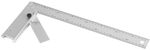 Square DY-5030, 400 mm, aluminum, with protractor
