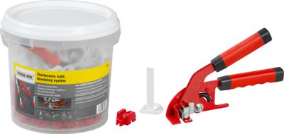 Sada nivelačná Strend Pro LS119 StarterKIT, 100x medzerník, 100x adaptér + kliešte