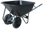 Wheelbarrow Greenlawn Titan, 180 lit., 2x pneumatic wheel, plastic, max. 180 kg (disassembled)