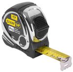 Tape measure GIANT CR-G44, 8 m, 25 mm, retractable, Chrome/Nylon