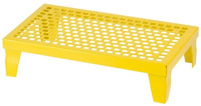Rács Strend Pro 0108, festőhengerhez, fém, sárga