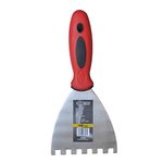 Trowel Strend Pro S8006, 100 mm, masonry, 08 mm tooth, stainless steel