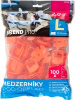 Távtartó L Strend Pro, szintező, csempe alá, 2.0 mm, csomag 100 db, piros műanyag