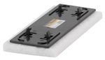 Simító Strend Pro T9201, 250x120x20 mm, filc, fehér