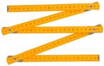 Folding rule Strend Pro FS18, 1 m, wooden, folding