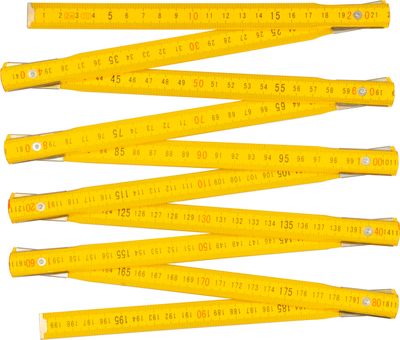Wooden measuring folding rule 2 m Strend Pro