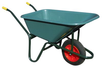 Wheelbarrow Vastag UNI-100P, 100 lit, Plastic, inflatable wheel.350 mm