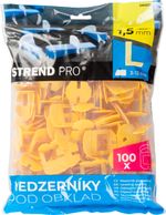 Fugakereszt Strend Pro LS210W, L alakú, szintező, csempe alá, 1,5 mm, csomag 100 db, fehér műanyag