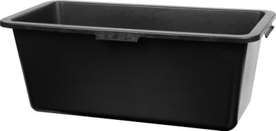 Recycled PVC rectangular tub 60 lit, PE/PP