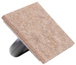 Trowel Strend Pro BlackEdt, 250x130x8 mm, ABS, brown felt, hobby