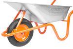 Wheelbarrow  Strend Pro Premium Fortis D-1, Zn, wheel PN inflatable, 100 lit, max. 160 kg