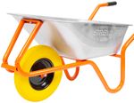 Wheelbarrow Strend Pro Premium Fortis D-2, Zn, PU wheel, 100 lit, max. 180 kg