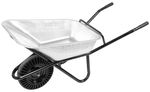 Wheelbarrow Strend Pro Premium Fortis D-3, Zn, SR solid wheel, 100 lit., max. 200 kg, (disassembled)