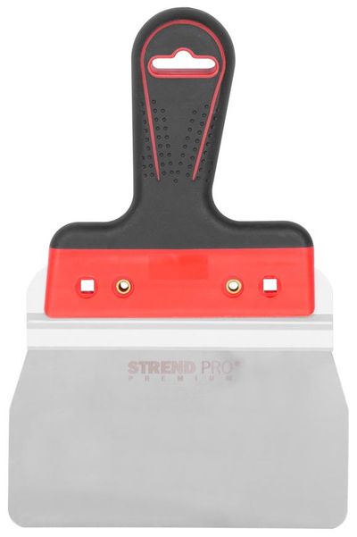 Spatula Strend Pro Premium, Inox, rozsdamentes acél, kőműves, 170 mm, lekerekített élek