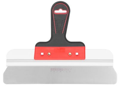 Spatula Strend Pro Premium, Inox, rozsdamentes acél, kőműves, 300 mm, lekerekített élek