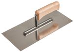 Simító Strend Pro Premium, HardWood, fa nyél, 270x130 mm, egyenes, 0,7 mm, rozsdamentes acél