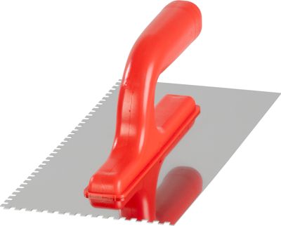 Hladítko Strend Pro Premium, REDhand, plast. rúčka, 270x130 mm, e4 mm, 0,7 mm, nerez