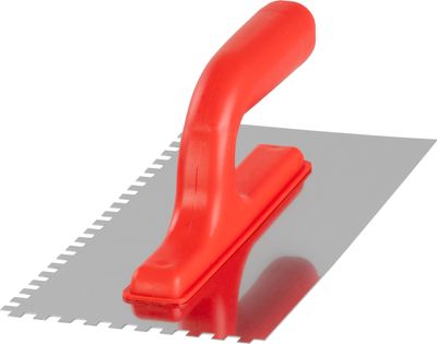 Hladítko Strend Pro Premium, REDhand, plast. rúčka, 270x130 mm, e6 mm, 0,7 mm, nerez