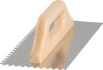 Hladítko Strend Pro Premium, HardWood, drevená rúčka, 270x130 mm, e6 mm, 0,7 mm, nerez