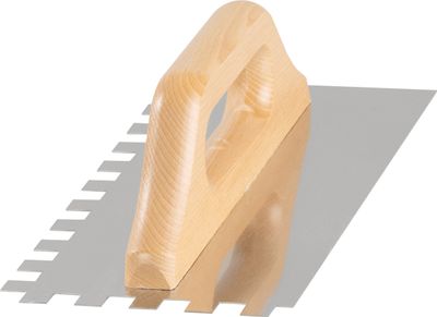 Hladítko Strend Pro Premium, HardWood, drevená rúčka, 270x130 mm, e12 mm, 0,7 mm, nerez