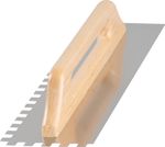 Hladítko Strend Pro Premium, HardWood, drevená rúčka, 480x130 mm, e12 mm, 0,7 mm, rovné, nerez