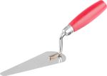 Lyžica murárska Strend Pro Premium, s drevenou rúčkou a kovovým ukončením, mačací jazyk, 160 mm, 0,9 mm, nerez