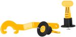 Leveling Set Strend Pro, 1x wrench, 50x T-spacers, 50x caps