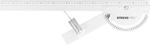 Ruler Strend Pro FSC-02, 550 mm, multifunctional, with protractor, Alu