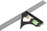 Derékszög Strend Pro FSC-13, 300 mm, asztalos, vízmértékkel