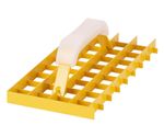 Škrabák na omietku Strend Pro PT-254, 290x150x22 mm, mrežový, zúbkatý
