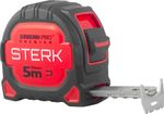 Tape measure Strend Pro Premium Sterk RZ5027, 5 m, 27 mm, retractable, extra wide