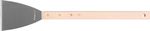 Spatula Strend Pro, 10/35 cm, acél, hosszú fa nyéllel