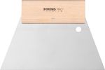 Spatula Strend Pro Premium 7253-2, rozsdamentes acél, fa nyél, 108x180x100 mm