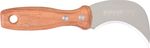 Knife Strend Pro Premium, for linoleum and carpets, stainless steel, wooden handle, 75 mm