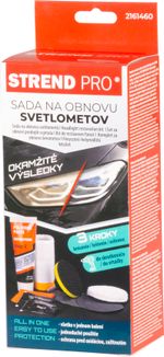 Set Strend Pro, for headlight restoration, cleaning, polishing, 14-piece