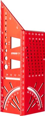 Square Strend Pro Premium, carpenter's, ALU mitre, 150 mm, 30°-45°-60°-90°