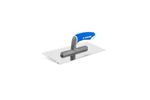 Simító Kubala G-24 0265, rozsdamentes acél, sima, fogazás 12x12mm, 130x270mm