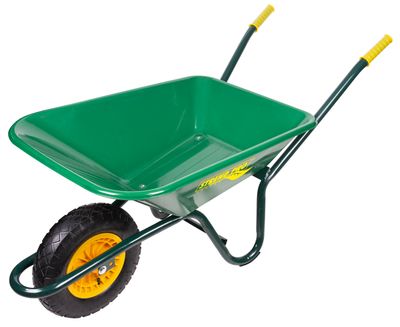 Wheelbarrow Strend Pro Garden, with inflatable wheel, 72 lit/120 kg, pvc body, dismantled