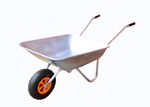 Wheelbarrow EcoLoad, galvanized, 65 lit. tray, (disassembled)