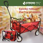 Folding cart Praktik, PVC, 50 L, max. 70 kg
