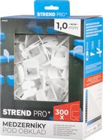 Fugakereszt Strend Pro LS230T, L alakú, szintező, csempe alá, 1,0 mm, csomag 300 db, fehér műanyag