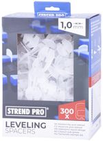Medzerník L Strend Pro LS230T, nivelačný, pod obklad, 1.0 mm, bal. 300 ks, plast biely