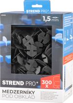 Medzerník Strend Pro LS230T, nivelačný, pod obklad, 1.5 mm, bal. 300 ks, plast sivý