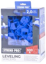 Medzerník L Strend Pro LS230T, nivelačný, pod obklad, 2.0 mm, bal. 300 ks, plast modrý